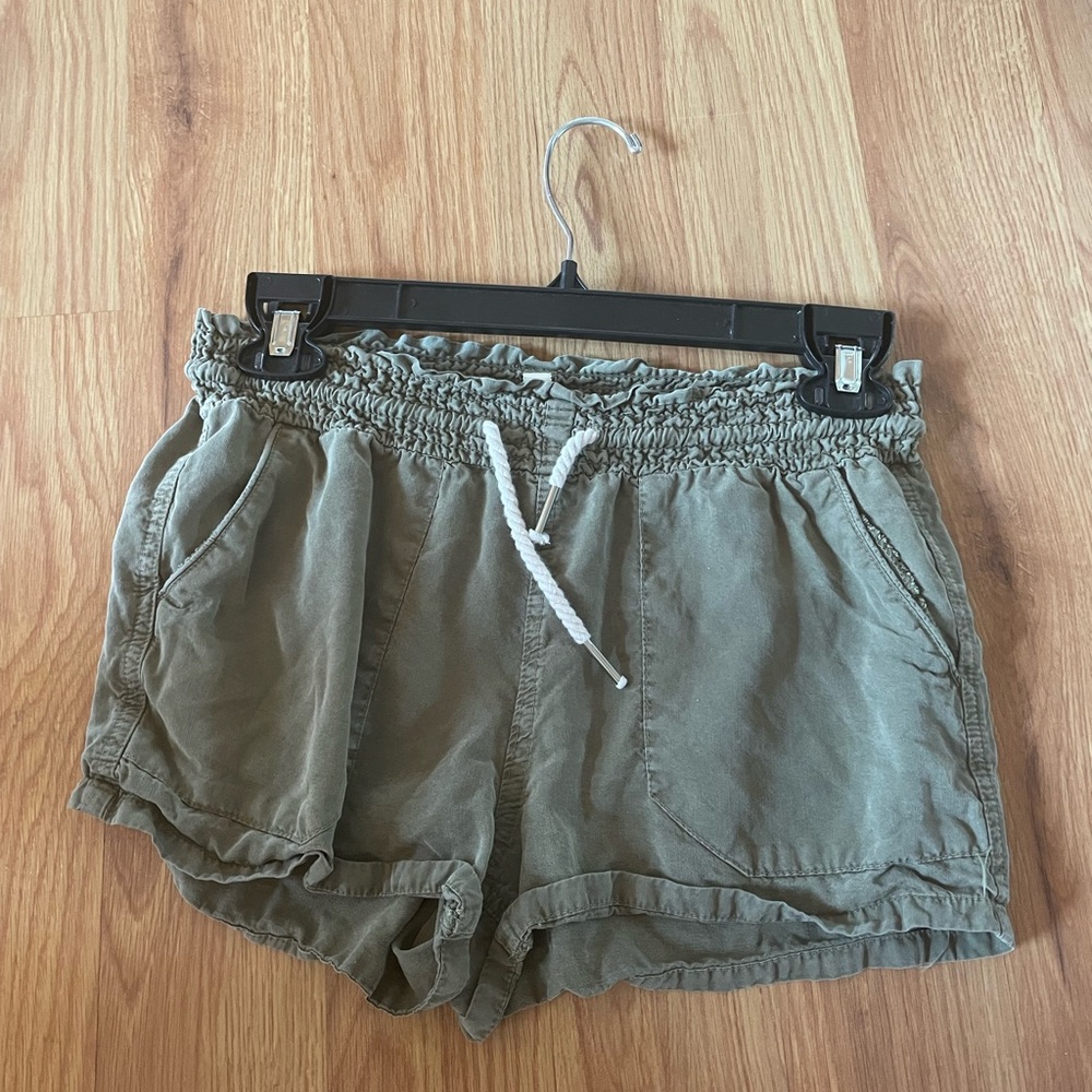 Green shorts